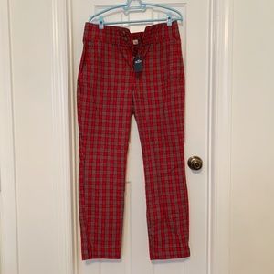 NWT Red Plaid Pants - NEVER WORN